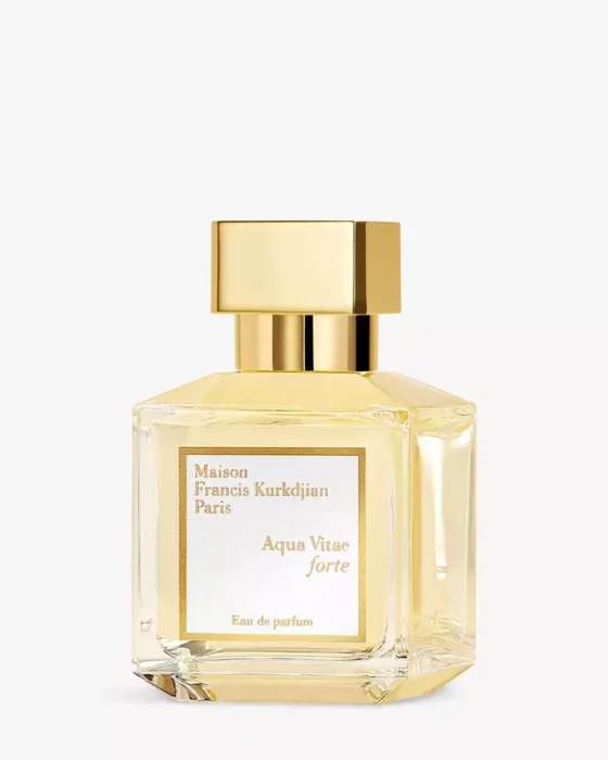 Frasco de Aqua Vitae Forte, da Maison Francis Kurkdjian