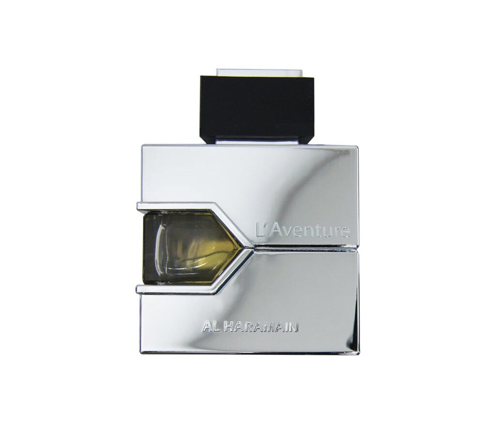 Frasco do perfume L'Aventure Eau de Parfum da Al Haramain