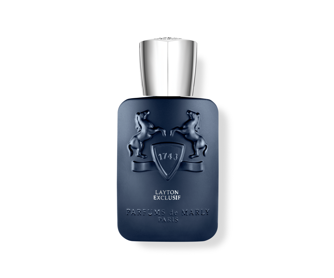 Frasco de Layton Exclusif da Parfums de Marly