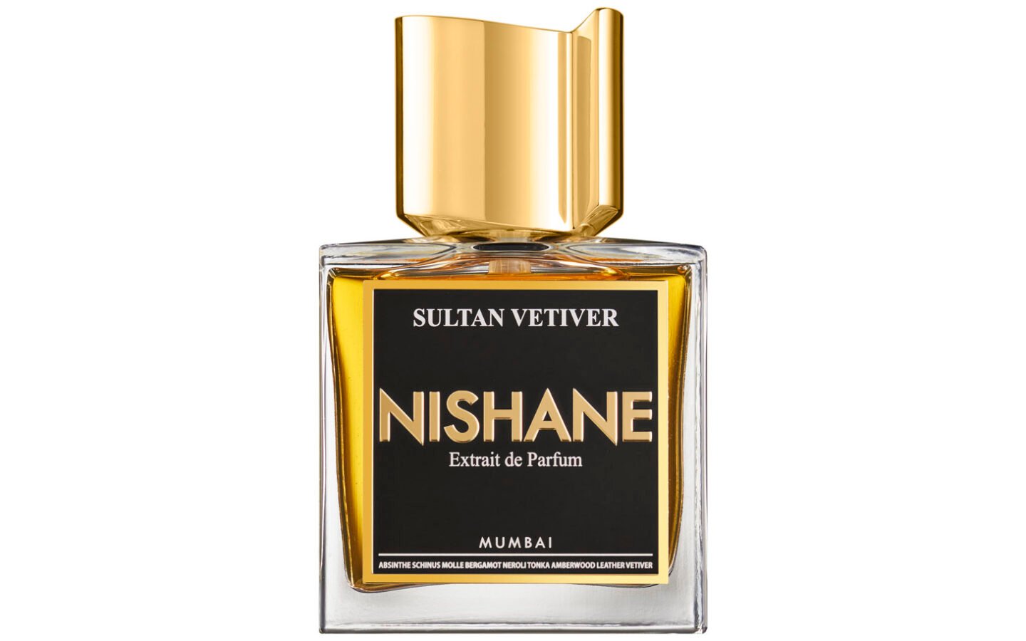 Frasco de Sultan Vetiver da NISHANE